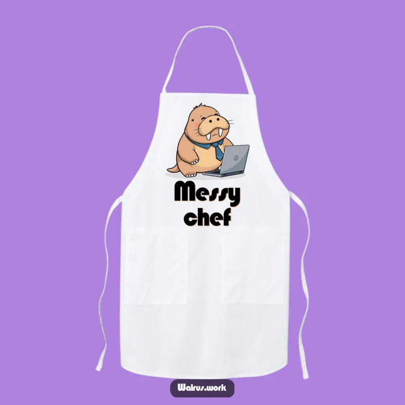Funny Walrus Kitchen Chaos Apron: Taming the Culinary Jungle