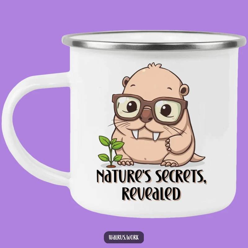 Funny Walrus Explorer Mug - Hilarious Outdoor Gift for Adventurers