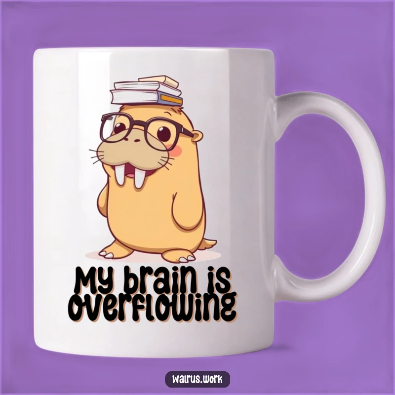 Funny Walrus Office Pro Mug: Hilarious Gift for Any Desk Worker!