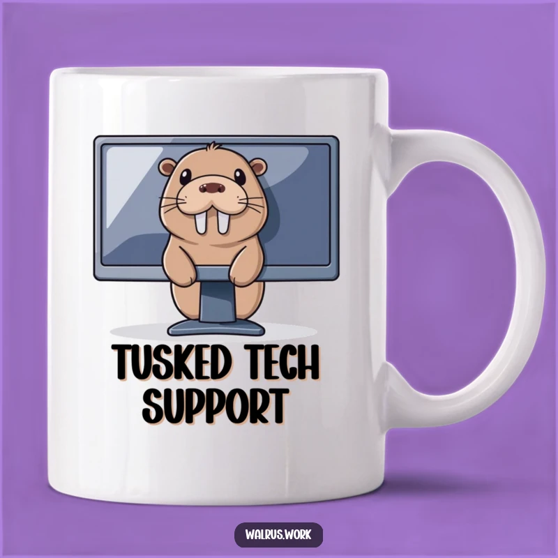 Funny Tech Walrus Mug: Is That You? Hilarious IT Support Gift Idea