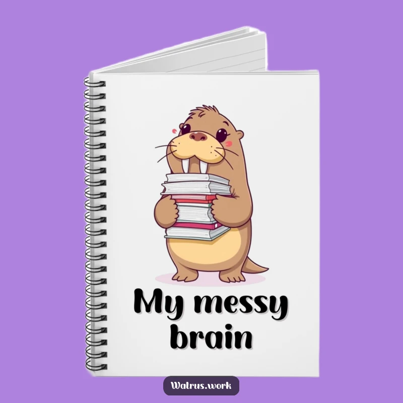 Funny File Walrus Notebook: Organize Your Life, Perfect Funny Gift