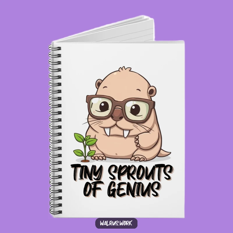 Funny Walrus Journal - Hilarious Notebook for Ideas and Musings