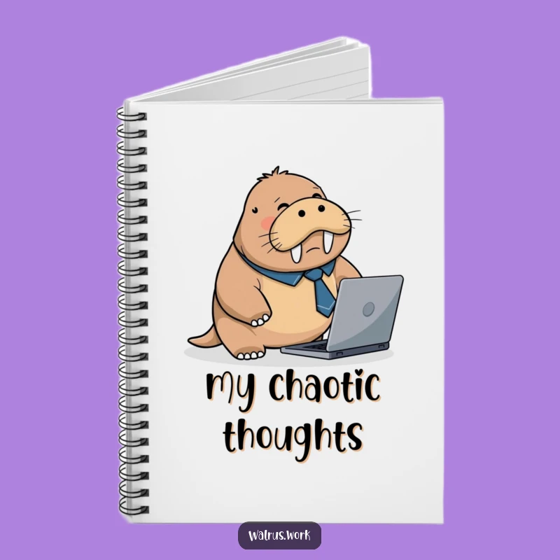 Funny Walrus Work Fail Notebook: Jot Down Your Mishaps with Humor