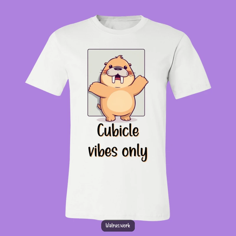 Funny Happy Dance Walrus T-Shirt: Express Your Office Joy Hilariously